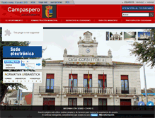 Tablet Screenshot of campaspero.es